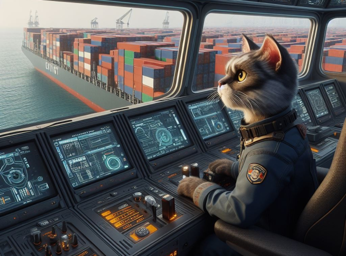 Cats Piloting Container Ships , Appears To Be The Cause Of the Francis Key Scott Bridge Collapse